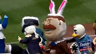 The Easter bunny lays a hit on Teddy Roosevelt