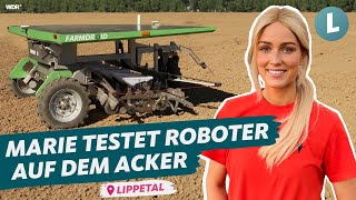 Farmdroid und Drohne: Feldroboter sät Raps auf Maries Acker | WDR Lokalzeit Land.Schafft.