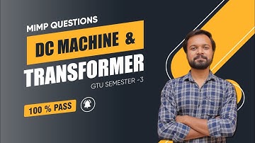 💥DC Mahine & Transformer/GTU IMP QUESTION 💯 #marutiacademy #dcmachine #gtu_exam