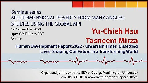 Human Development Report 2022 - Uncertain Times, Unsettled Lives. Shaping our Transforming World