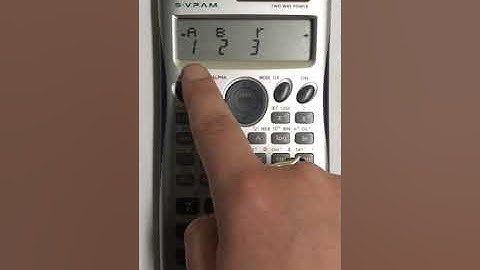 Finding Values for Least Squares Regression Line in Casio fx 115MS Scientific Calculator