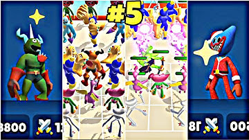 Merge Master Rainbow Run 3D || Level 21-23 || Monkey Beast Gaming