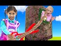 Kids Unite: The Great Rapunzel Tower Rescue with Maddie and Jannie