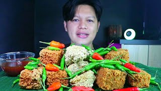 MUKBANG GORENGAN DAN CABE || EAT CRISPY TOFU WITH CHILLI || MUKBANG PEDAS || MUKBANG INDONESIA