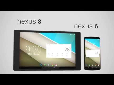 HTC NEXUS 8 - 64bit Android L Concept Tour