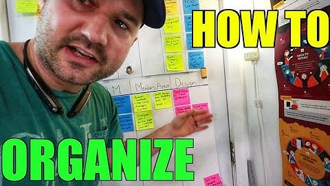 How to Organize Your Life & Small Scale Business for Under $10 | The GENIUS "Sticky Note System"
