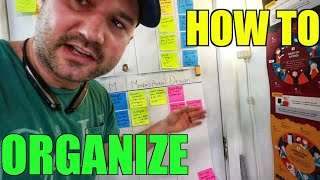 How to Organize Your Life & Small Scale Business for Under $10 | The GENIUS "Sticky Note System"