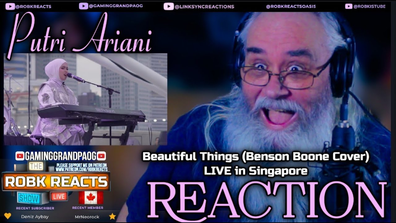 Putri Ariani - Beautiful Things (кавер Бенсона Буна) | КОНЦЕРТ В ПРЯМОМ ЭФИРЕ в Сингапуре | Реакц...
