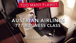 Austrian Airlines 777 Business Class Trip Report