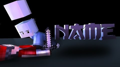 TEMPLATE INTRO MINECRAFT-PRISMA3D