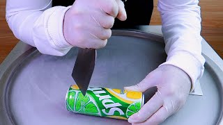 Sprite ice cream rolls street food - ايس كريم رول سبرايت