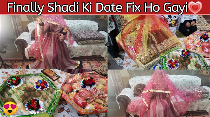 Finally Shadi Ki Date Fix Ho Gayi🥳  |  Date Fixing Rasam Vlog❤️