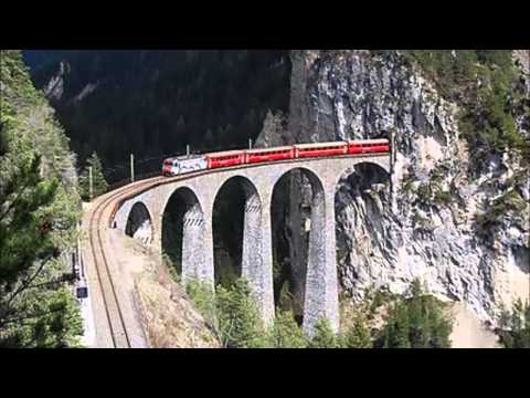 Línea de ferrocarril de Semmering, Austria.