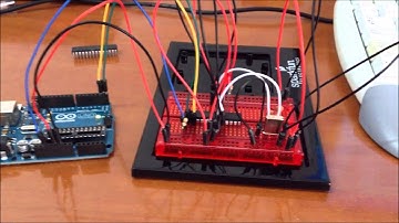 Arduino 17 - Microcontrolador ATMEGA328P-PU en protoboard