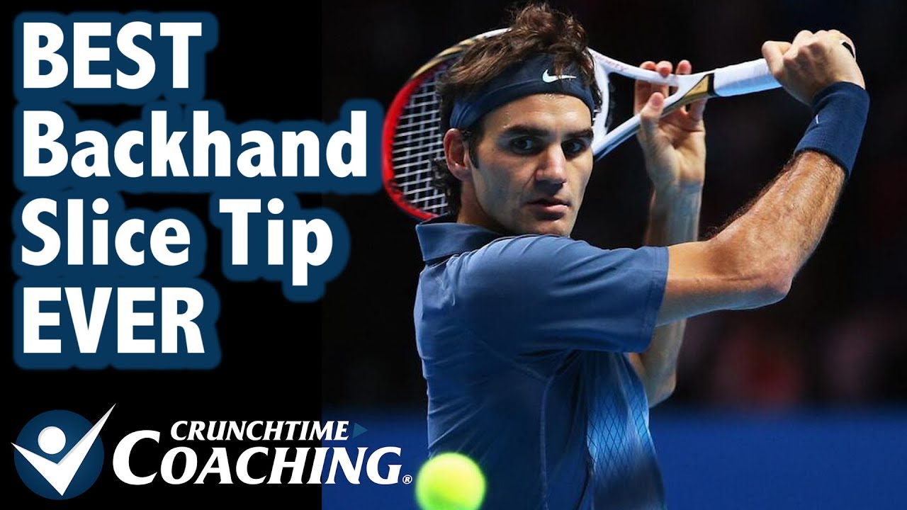Quick Tip on The Federer Slice - YouTube