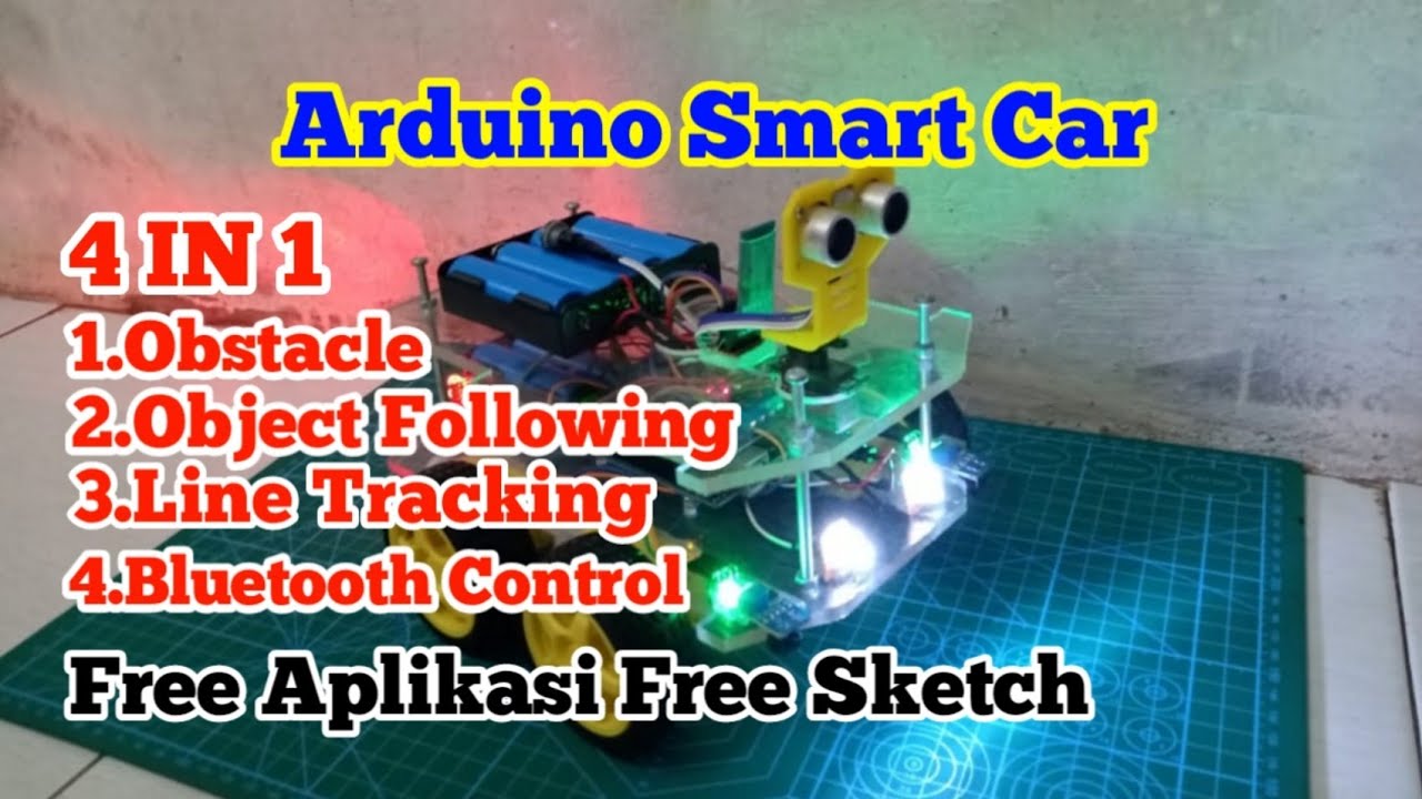 Robot Car Arduino || 4 IN 1 || Arduino Smart Car - YouTube
