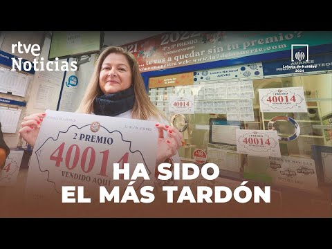 LOTERÍA DE NAVIDAD 2024: El SEGUNDO PREMIO REPARTE MILLONES en VALLADOLID y CHIPIONA | RTVE Noticias