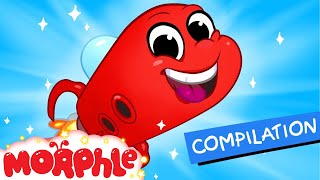 My Red Space Ship + 1 hour non stop kids videos -- my magic pet morphle