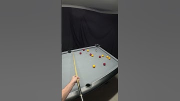 Clearing A Pool Table: 8 Ball Pool Tips #shorts