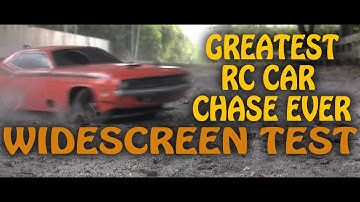 The Greatest RC Car Chase Ever - Widescreen Test - 2.35:1