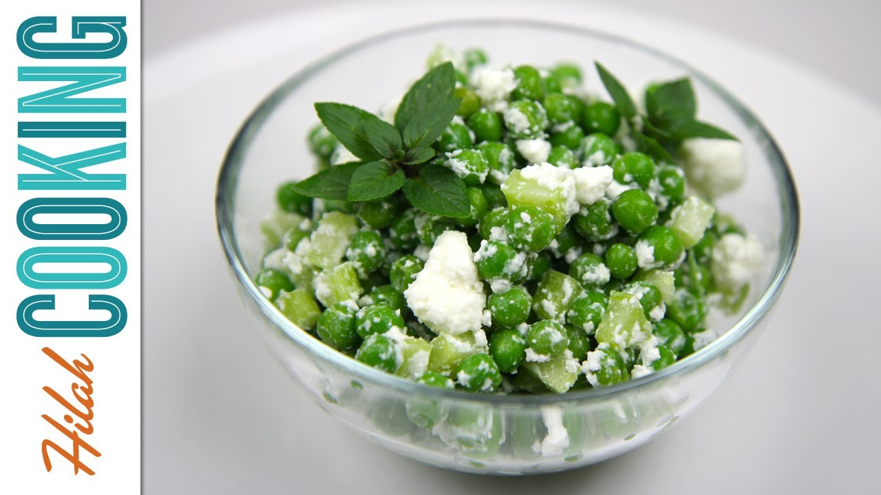 Green Pea And Goat Cheese Salad Hilah Cooking