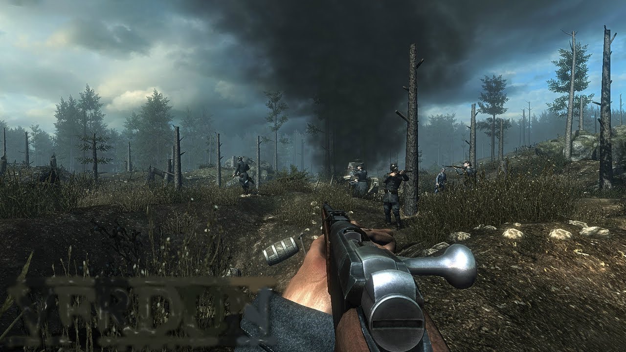 FRENCH INFANTRY IN HEAVY BATTLE OF WW1 ! FPS Game on PC Verdun