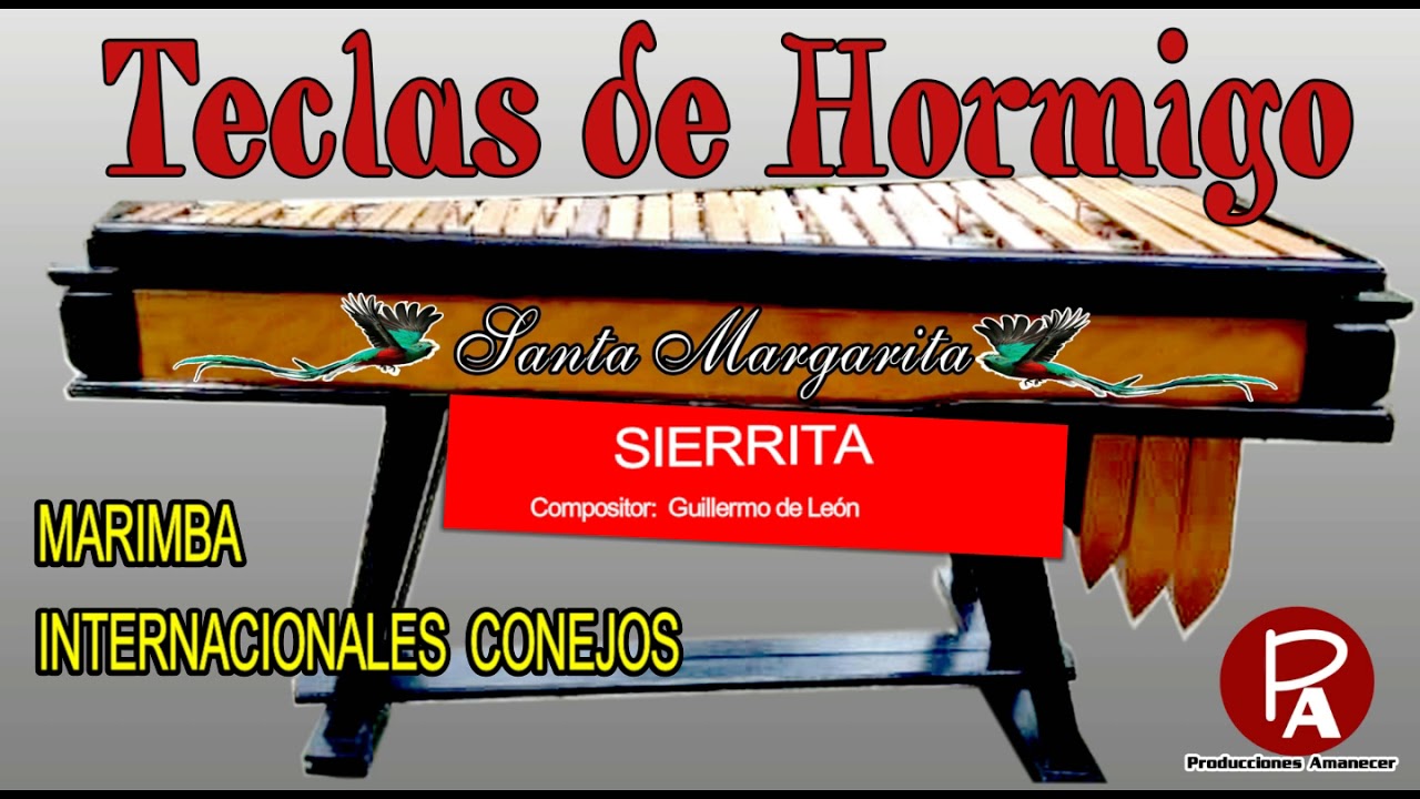MARIMBA INTERNACIONALES CONEJOS SIERRITA YouTube