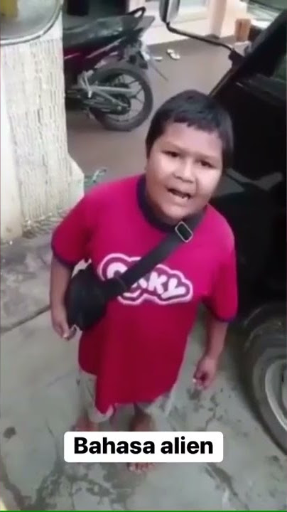 VIRAL!!  Anak kecil dikerjain pakai bahasa alien