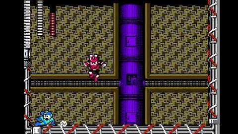 Mega Man 3 - Magnet Man - buster only, no damage, no miss