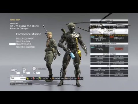 Metal Gear Solid V: The Phantom Pain Savegame 100% Completed PC