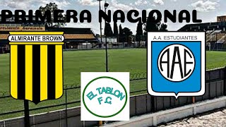 ALMIRANTE BROWN - ESTUDIANTES DE RIO CUARTO EN VIVO #PRIMERA NACIONAL