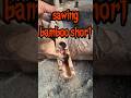 sawing using bamboo small fireboard #firemaking  #primitivefire #bushcraft #survival