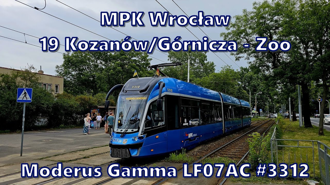 MPK Wrocław - linia 19, Moderus Gamma LF07AC #3312