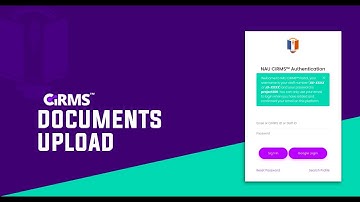 Uploading Documents on CIRMS