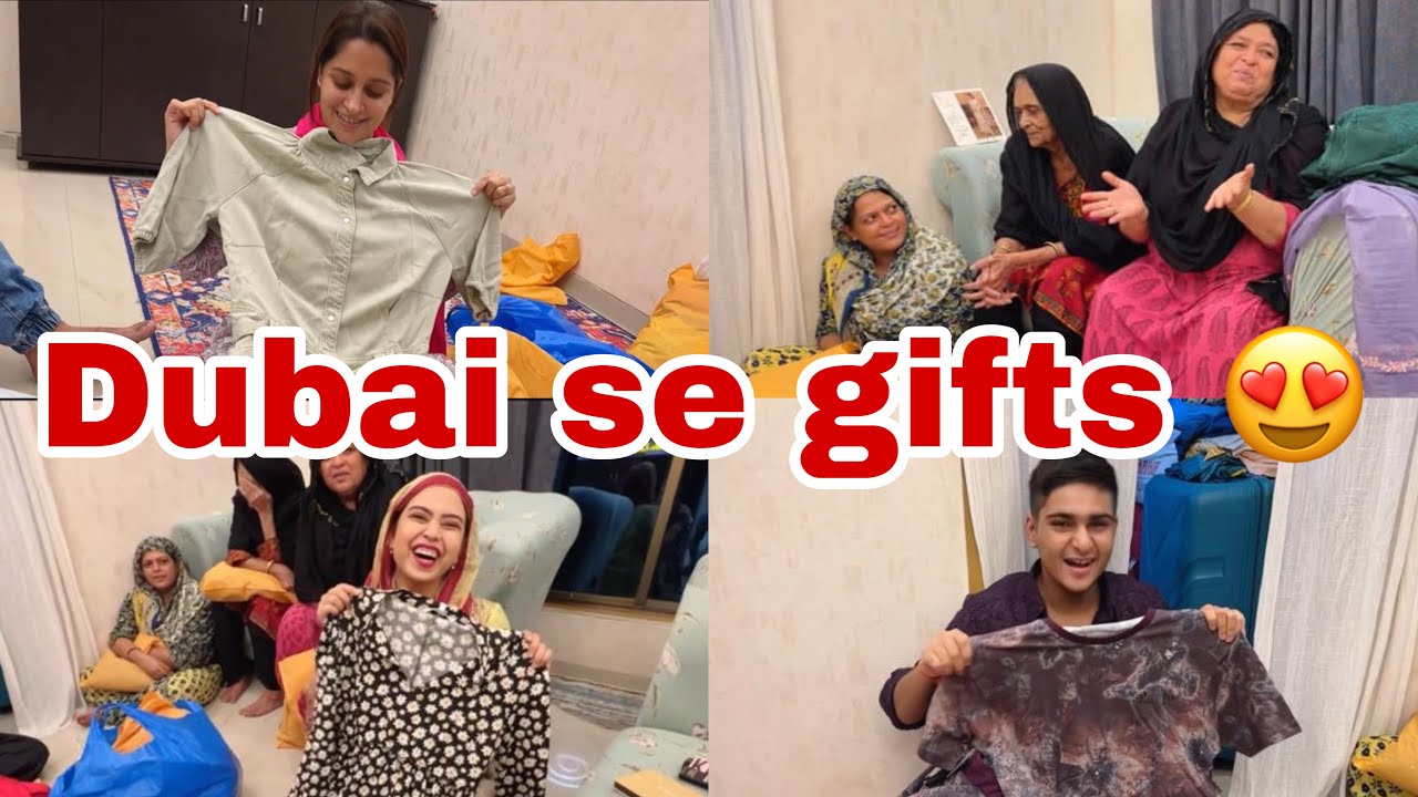  Gift Distribution Time| Dubai se sabke liye kya kya le aaye?!? | Sab khush❤️ | Shoaib Ibrahim | Vlog