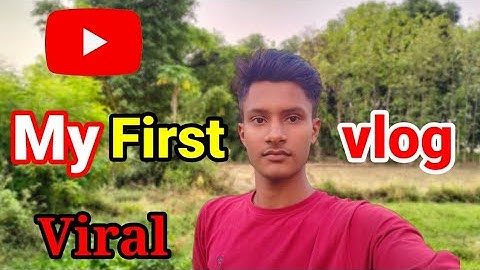My First Vlog Today || My First Vlog Viral Kese Kare ||My First Vlog