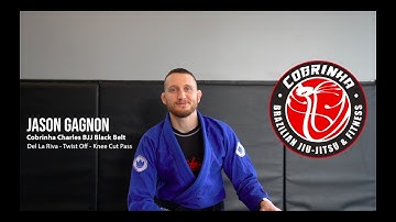Jason Gagnon - De La Riva Guard passing series Part 1 - Knee Cut