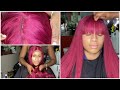 Slay 15 of 30|BURGUNDY LACE WIG BAYANGG HACK 😱|HOW TO FINESSE YOUR LACE WIG😍|Julia Hair