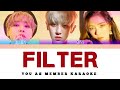EASY LYRICS JIMIN FILTER YOU AS MEMBER KARAOKE