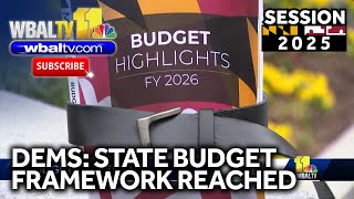 Democratic leaders say budget framework reached