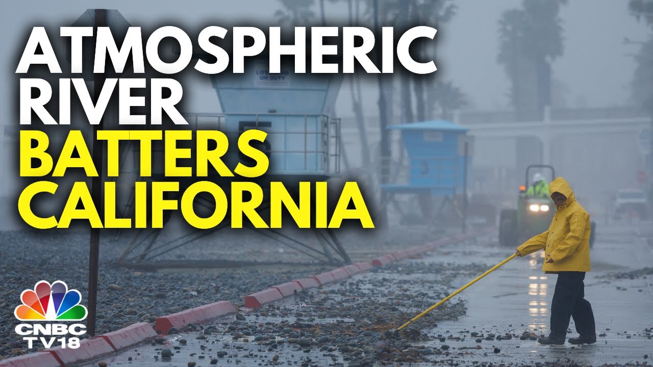 Atmospheric River Pounds California With Thunderstorms And Hail | INV18 ...