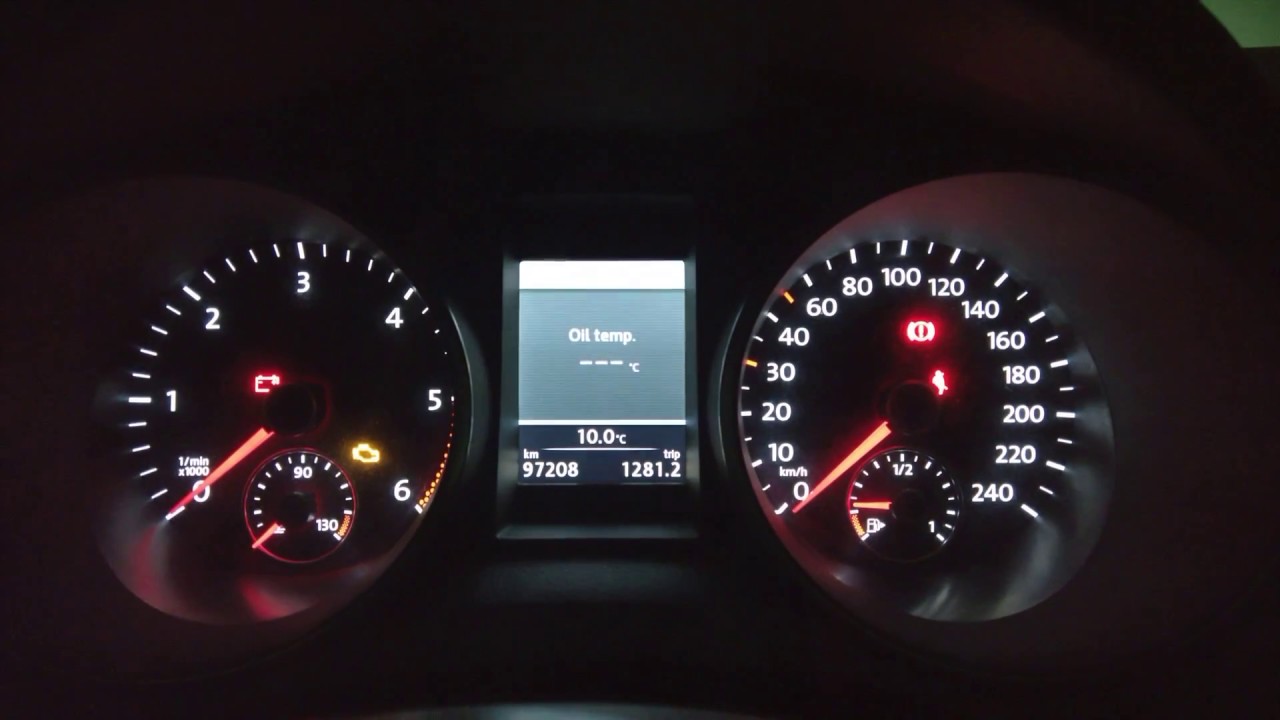 VW Golf Mk6 Staging (Color MFA & Needle Sweep) 5K0 920 880 A YouTube