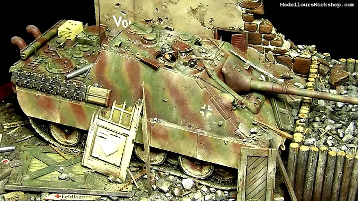 Diorama of the Day: Jagdpanther by Paul Keefe