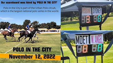 POLO IN THE CITY HIRED SCOREDUINO SCOREBOARD