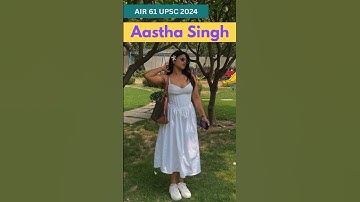 UPSC Topper Aastha Singh ______🔥❤️🔥 @Careerwillias #motivation #upsc