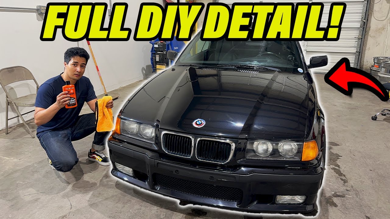 How to Polish a Car by Hand: Step by Step Guide | BMW E36 Restoration ...