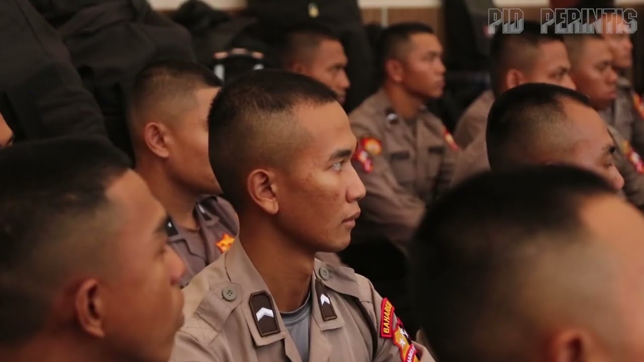 Penghadapan Bintara Remaja dan Tamtama Remaja Korsabhara Baharkam Polri