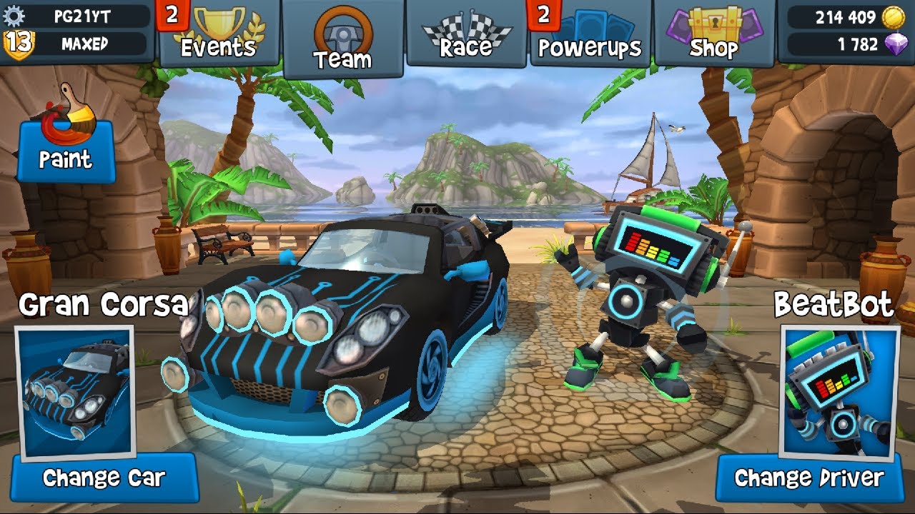 First Drive Gran Corsa For Beat Bot | Beach Buggy Racing 2 #48 - YouTube