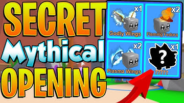 OPENING ALL SECRET MYTHICAL ACCESSORIES IN ROBLOX MINING SIMULATOR!