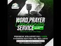 Wednesday Word, Prayer, And Communion Service WWPCS28082024